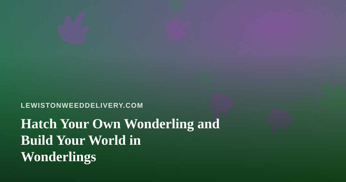 Hatch Your Own Wonderling and Build Your World in Wonderlings